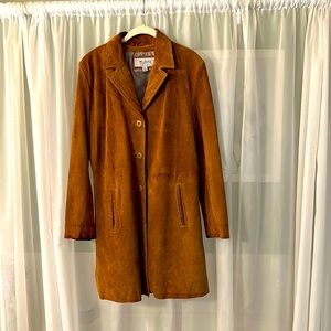 Ladies suede coat